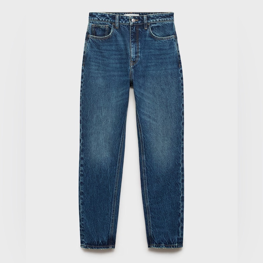 Mango mom jeans 100% cotton